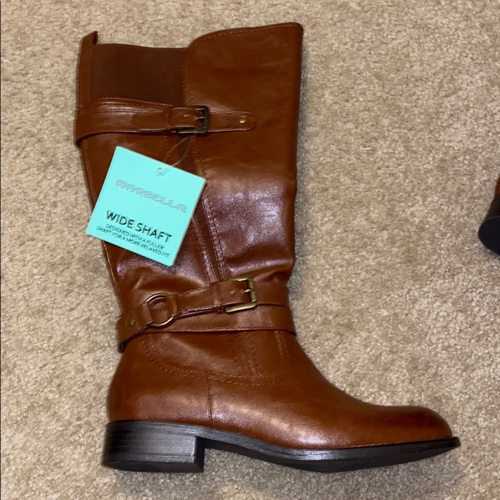 MarBella boots. Brand new, wide shaft.